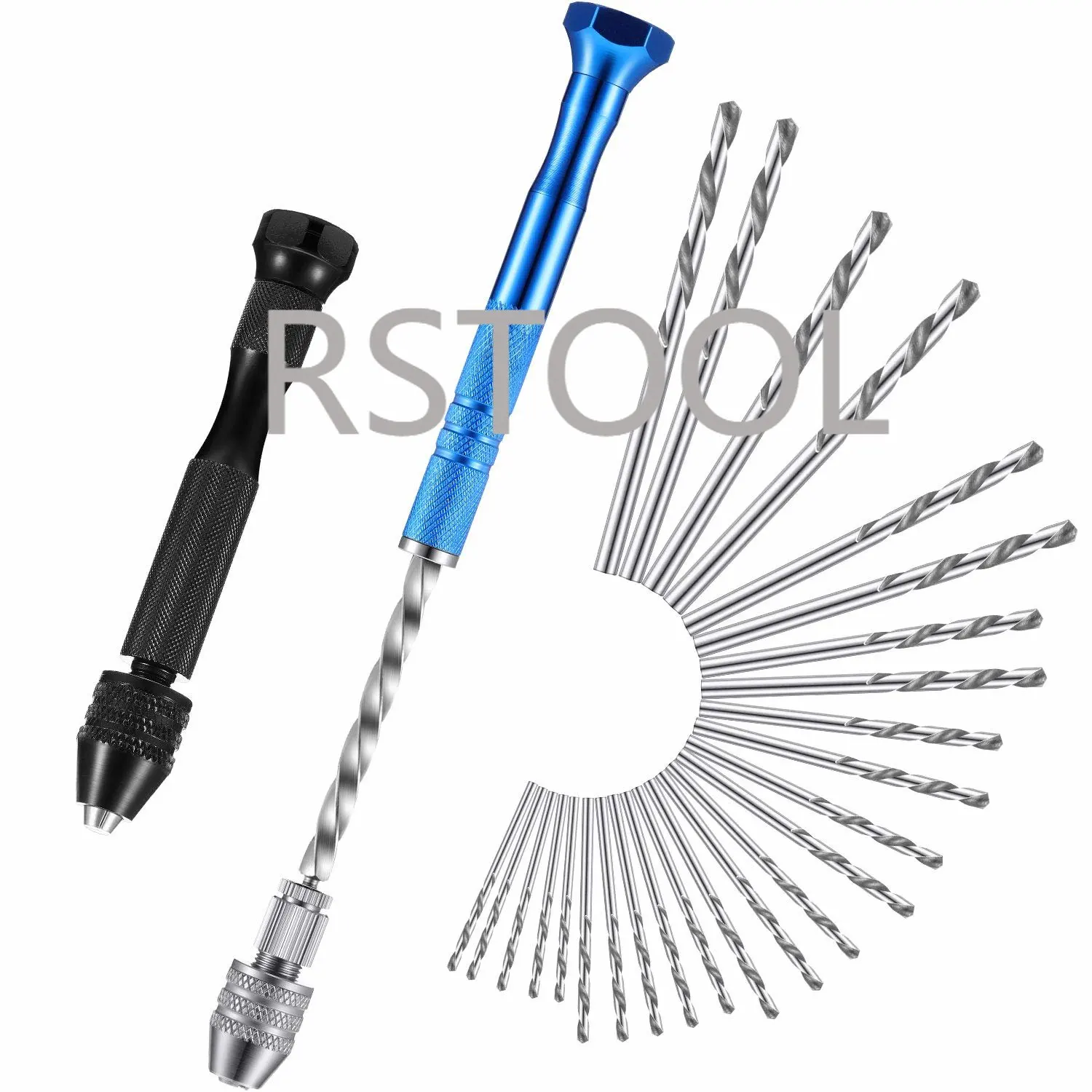 Pin Vise Hand Drill for Jewelry Making - Manual Craft Drill Mini Twist Drill  Bits Set, Small Hand Drill for Resin 