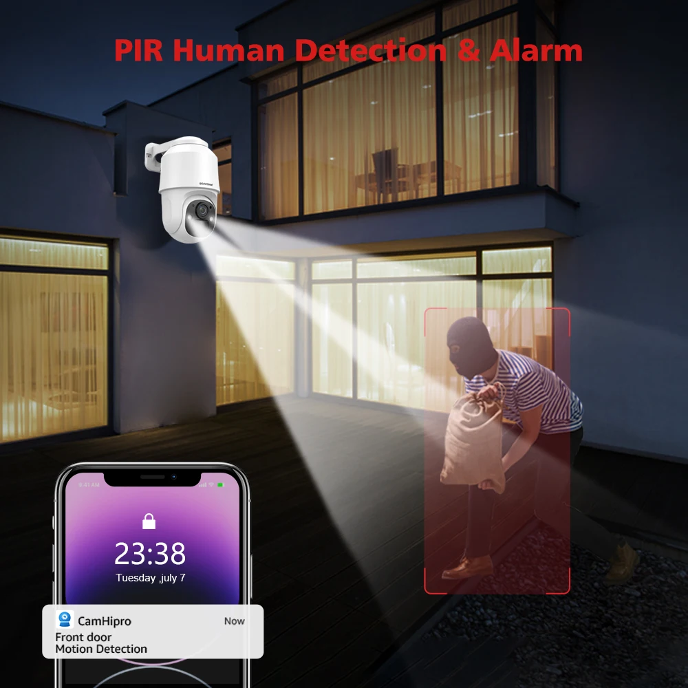 Wireless WIFI Solar Panel Camera Outdoor 2MP 4MP PIR Human Detection Built-in 9000mah Rechargeble Battery Security Camera wifi camera surveillance camera solar security camera solar camera