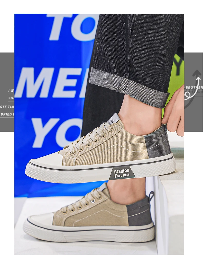 Men's Casual Canvas Shoes Detail 13