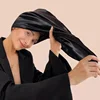 Luxury Pure Silk Hair Bonnet For Sleeping 100 Mulberry Silk Sleep Night Cap Long Hair Silk Turban Big Volume Curly Hair Headwrap 1