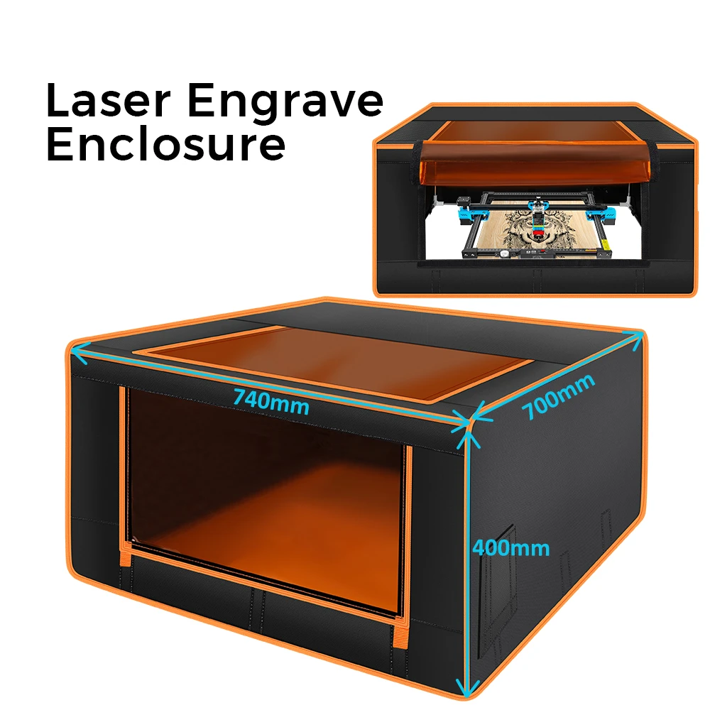 Twotrees Laser Engraver Housing with Vents Fireproof Materials Sound
