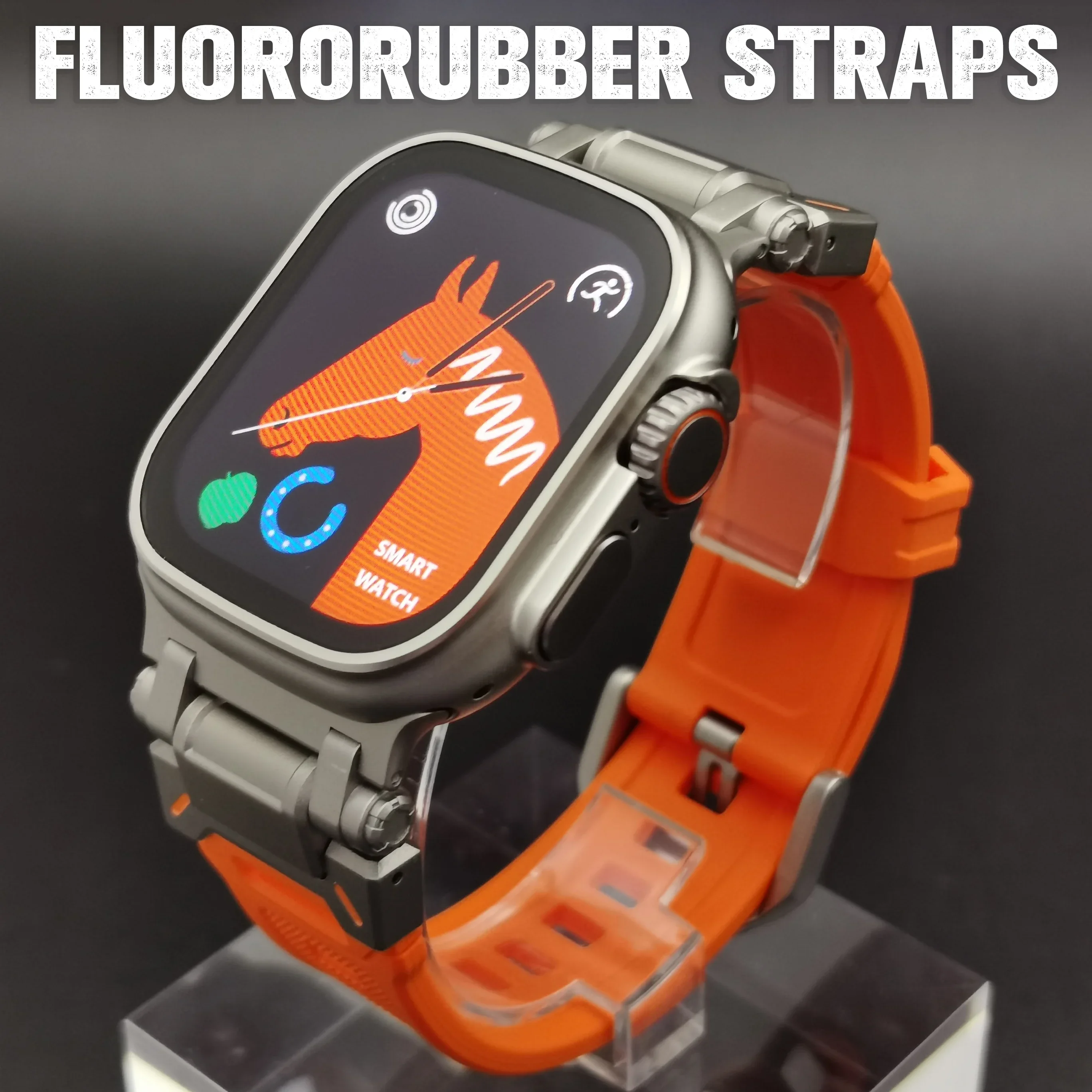 

Ремешок для Apple Watch Band Ultra 2 49 мм 45 мм 44 мм 42 мм, спортивный браслет для IWatch Series 9 8 7 6 5 3 SE, аксессуары