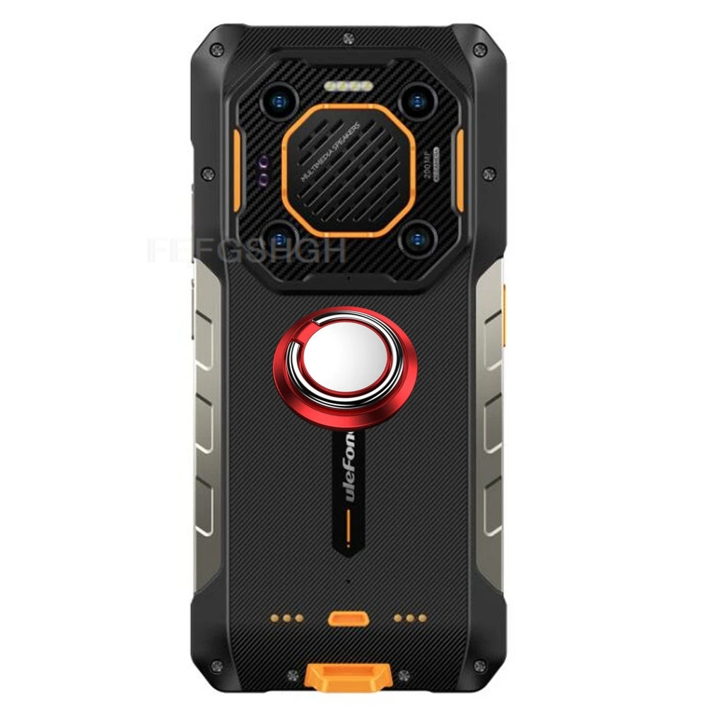 Rugged Back Ring Holder Phone Case - TPU Soft Silicone Cover