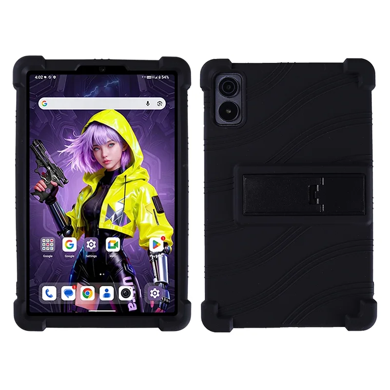Kids-Friendly Gaming Tablet Case - 8.8 Soft Silicone Protective Cover with Adjustable Kickstand