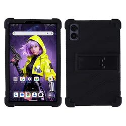 Kids - Friendly Gaming Tablet Case - 8.8 Soft Silicone Protective Cover with Adjustable Kickstand for BlackShark GamingTab (Black)