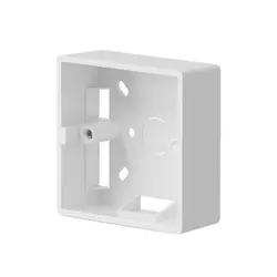 Surface - Mount Box for Wall Switches and Sockets (White - 86x86x33mm)
