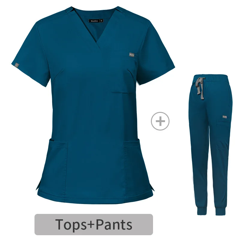 

Wholesale Operating Room Uniform Hospital Working Scrubs Set Medical Supplies Nurse Dental Surgery Suit Workwear