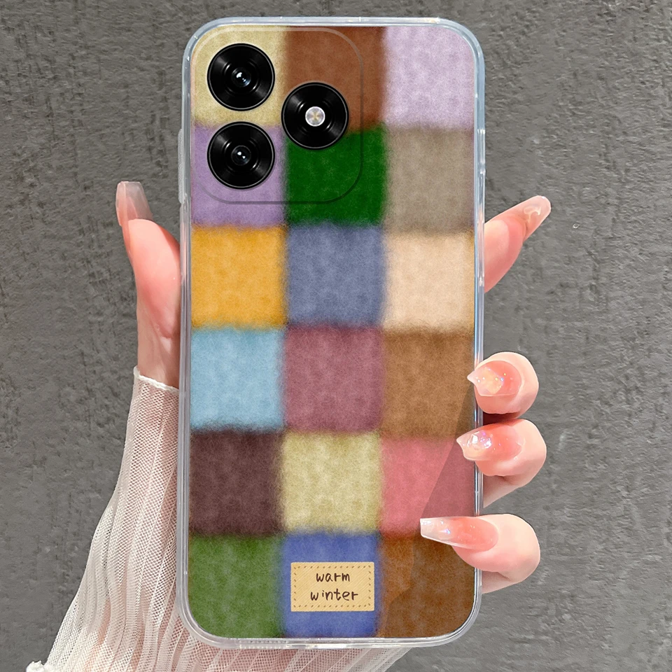 Cartoon Frog & Pig Transparent Protective Phone Case