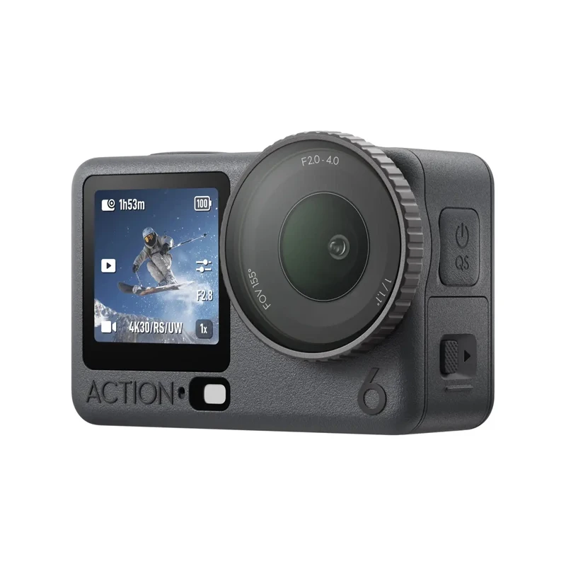 DJI 오즈모 액션 6 카메라 완전히 새로운 1/1.1인치 사각형 센서 액션 카메라 Ultra-HD 8K 비디오 Ultra-HD 8K 비디오 4시간 배터리 수명