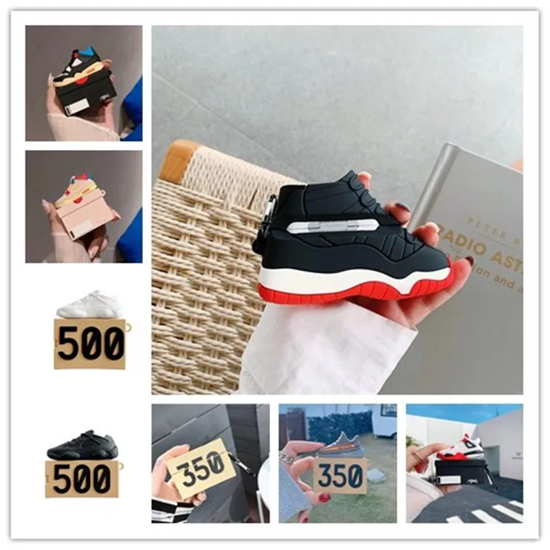 

3D Sneaker Shoes Sport Cartoon Cases For Apple Airpods 1 2 3 Wireless bluetooth Headphone Cover Protective for air pods Pro
