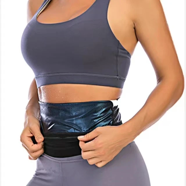 Yoga Fitness Belt Waist Trimmer Belt Women Sauna Suit Sweat Wrap Trainer  Slimming Cincher Body Shaper