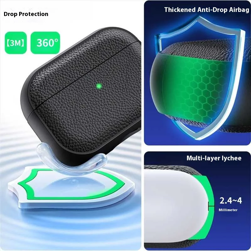 Luxury Soft TPU Earphone Case with Strap – Premium Headphone Cover