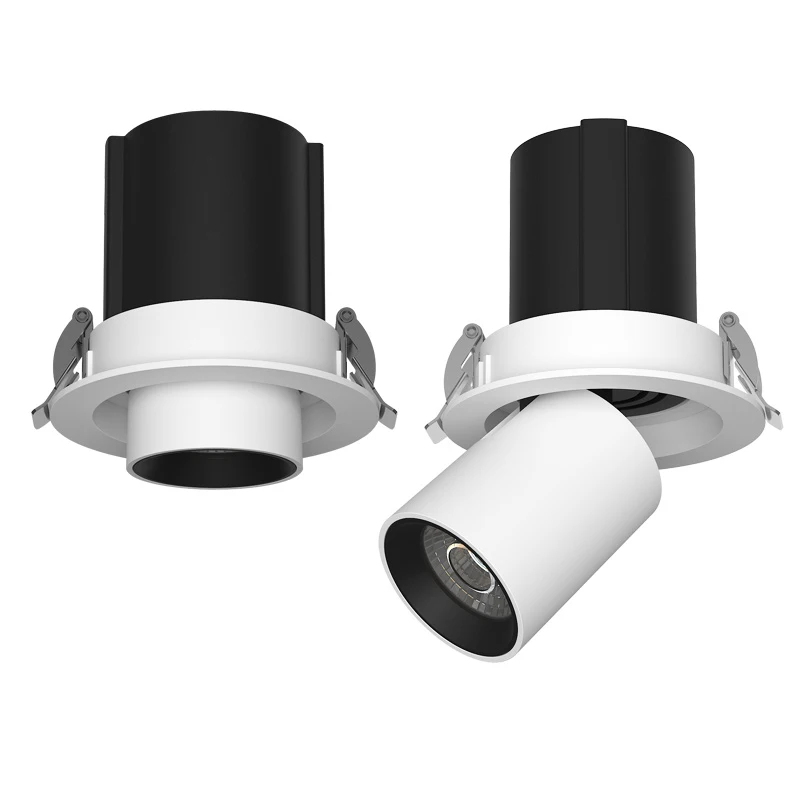 

Rotatable Recessed Downlight Dimmable Ceiling Spots 7W 10W 12W 85V-265V Lamp Aluminum Fixture For Home Living Room Lighting