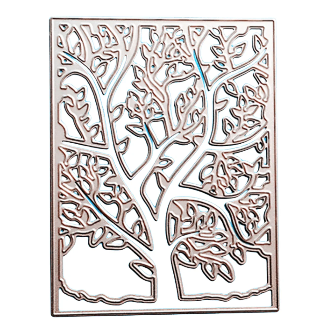 

YINISE Metal Cutting Dies For Scrapbooking Stencils Tree DIY Paper Album Cards Making Embossing Folder Die Cuts Template Mold