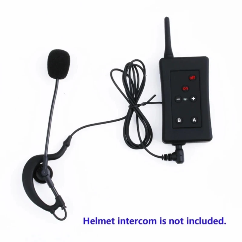 심판 헤드셋 이어 후크 헤드폰, EJEAS V6C V4C Vnetphone V6C V4C FBIM 3.5mm 심판 인터콤, 3.5m, 1 개