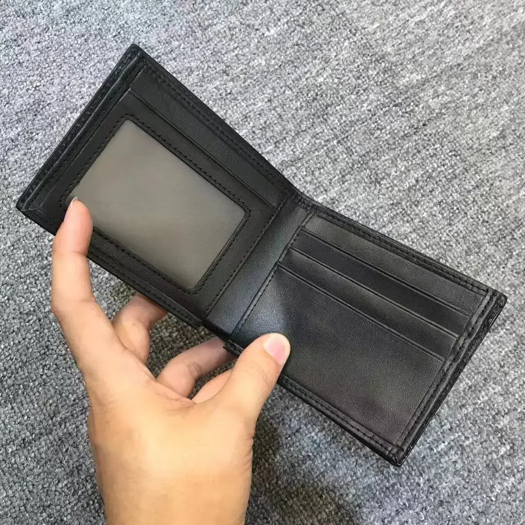 2024 New Fashion Business Men's Alligator Wallets Crocodile Genuine Leather Short Wallet Boy Brand Luxury Card Holder Purse 5