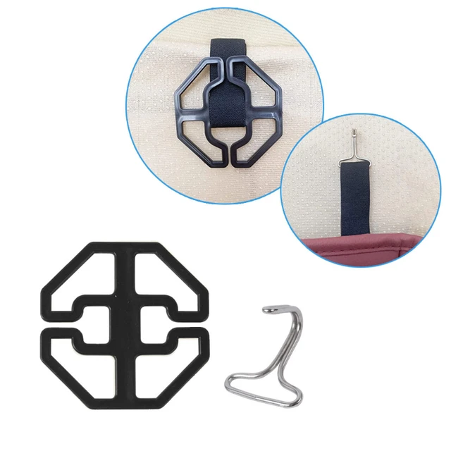 10pcs Car Seat Cover Plum Plate Metal Hooks Plastic Card Fixed Chuck Car  Interior Seat Cover Fastener Clip Universal Accessories - AliExpress