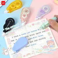WQN-6PCS Mini Kawaii Correction Tape Cute Designs in Various Colors Perfect for Decorating School Stationery 6