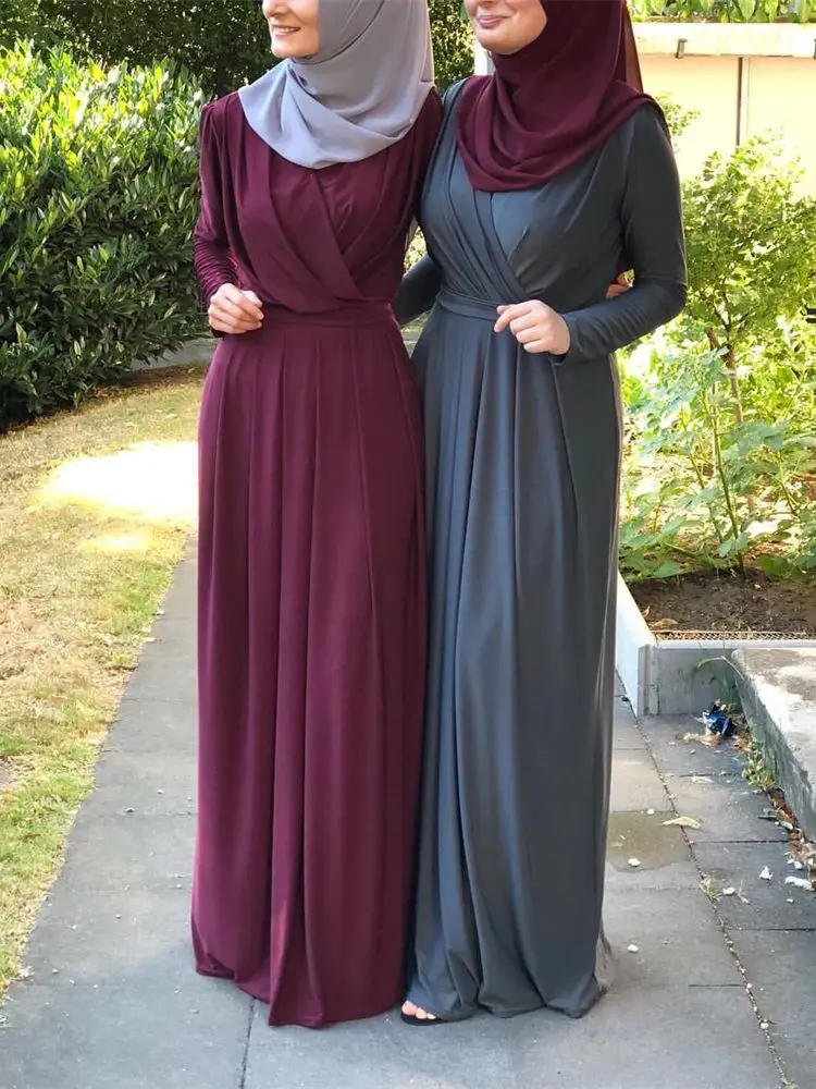 

Ramadan Eid Mubarak Kaftan Prayer Clothes For Women Abaya Dubai Arabic Turkey Islam Muslim Dress Robe Longue Femme Musulmane