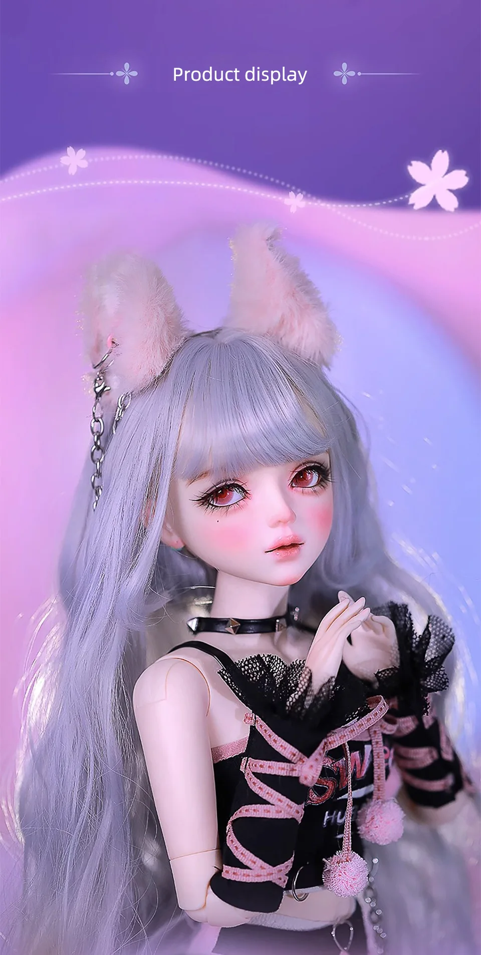 60CM BJD DOLL 1/3 Boule Épissure Poupée Féminine - FR
