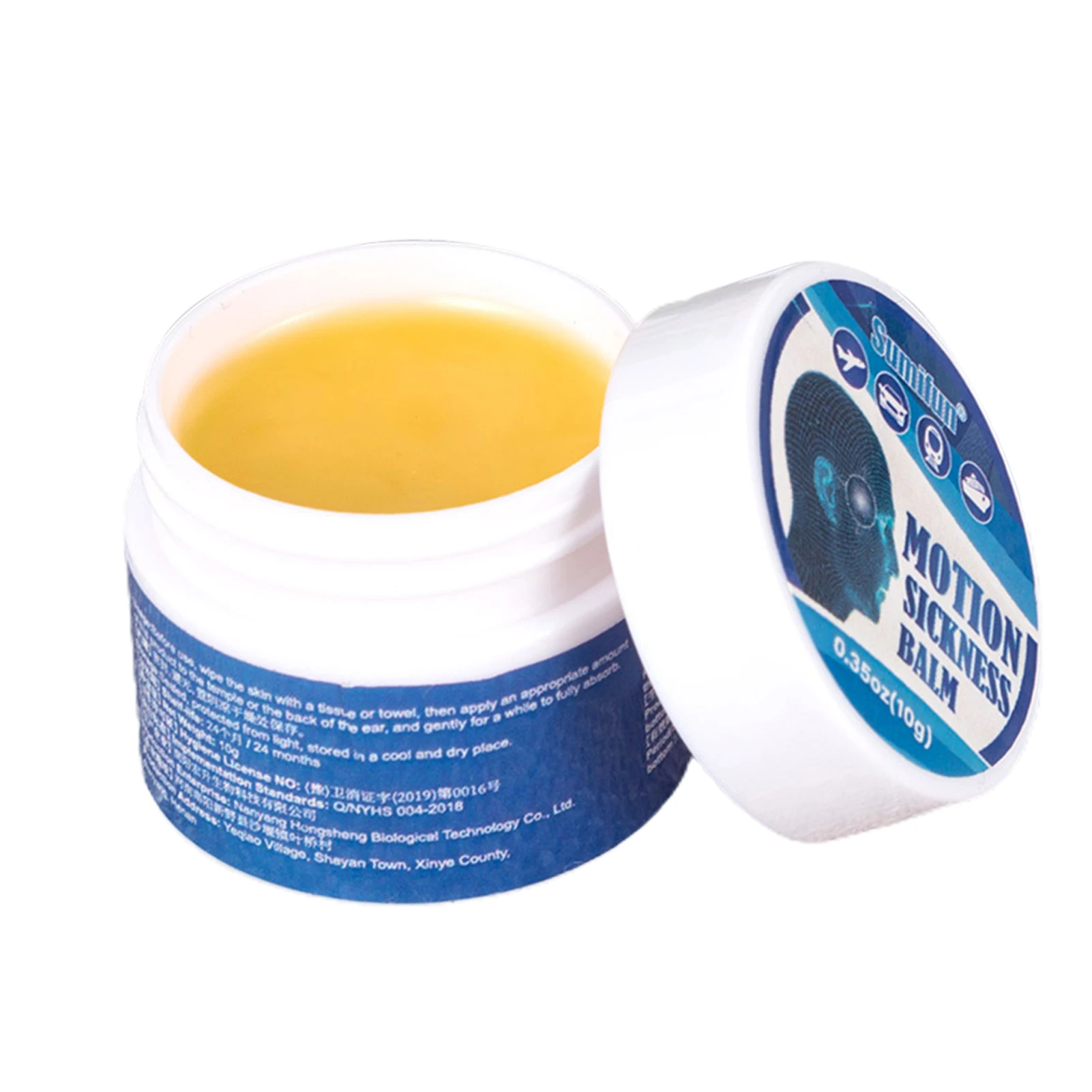 1pcs 10g New Motion Sickness Cream Relieve Headache Dizziness Nausea Vomiting Ointment Seasick