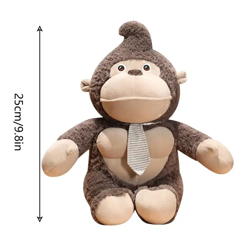 25cm Gorilla Tag Plush Toys Cute Soft Stuffed Anime Dolls For Kid