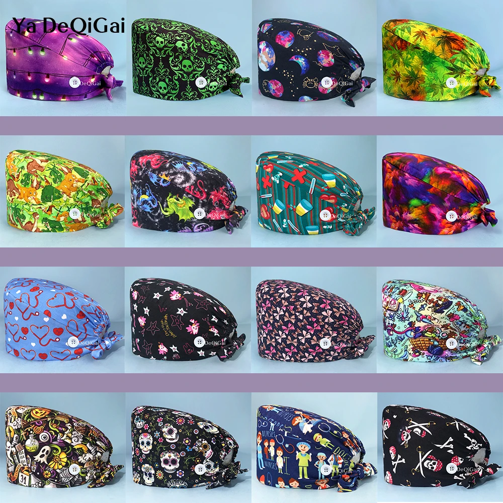 Wholesale Nursing Hats With Sweat Towel Scrub Cap For Men Nurse