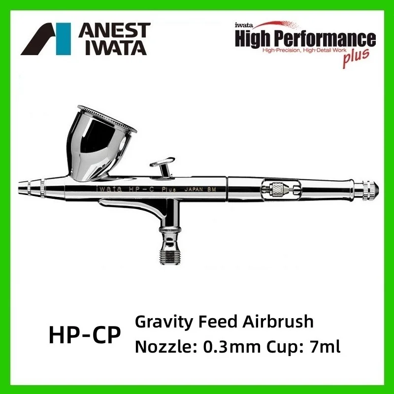 

IWATA HP-CP Airbrush 0.3mm Cup 7ml Double Action Art Spray Gun Scale Tank Model Kit Anime SciFi DIY Doll Coloring Paint Tool