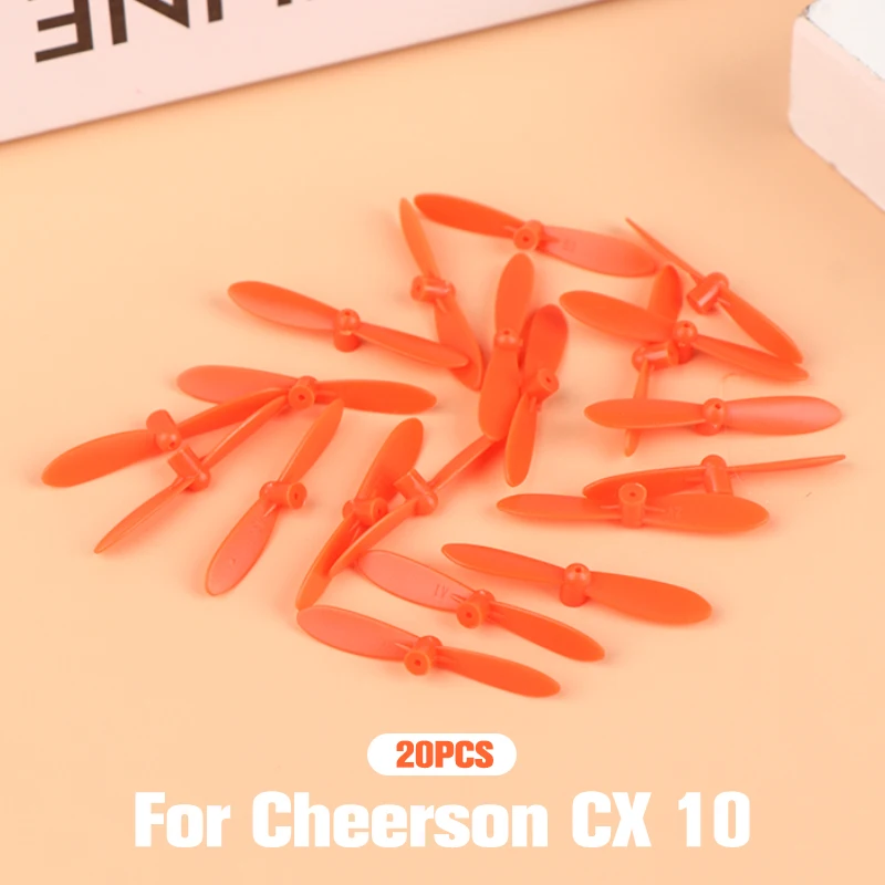 

20Pcs Propeller Set Airscrew Replacement for Cheerson CX 10 Mini Drone Quadcopter Helicopter RC Accessories