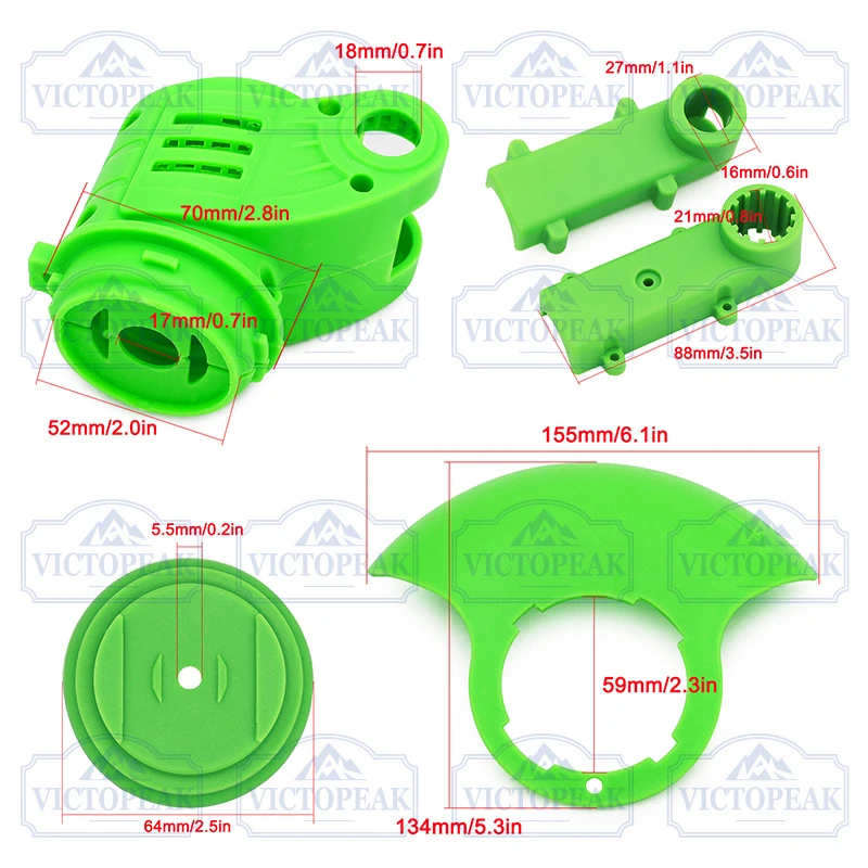 Set di Ricambi per Decespugliatore, Accessori per Attrezzi da Giardino, Parti di Ricambio per Decespugliatori - immagine 6