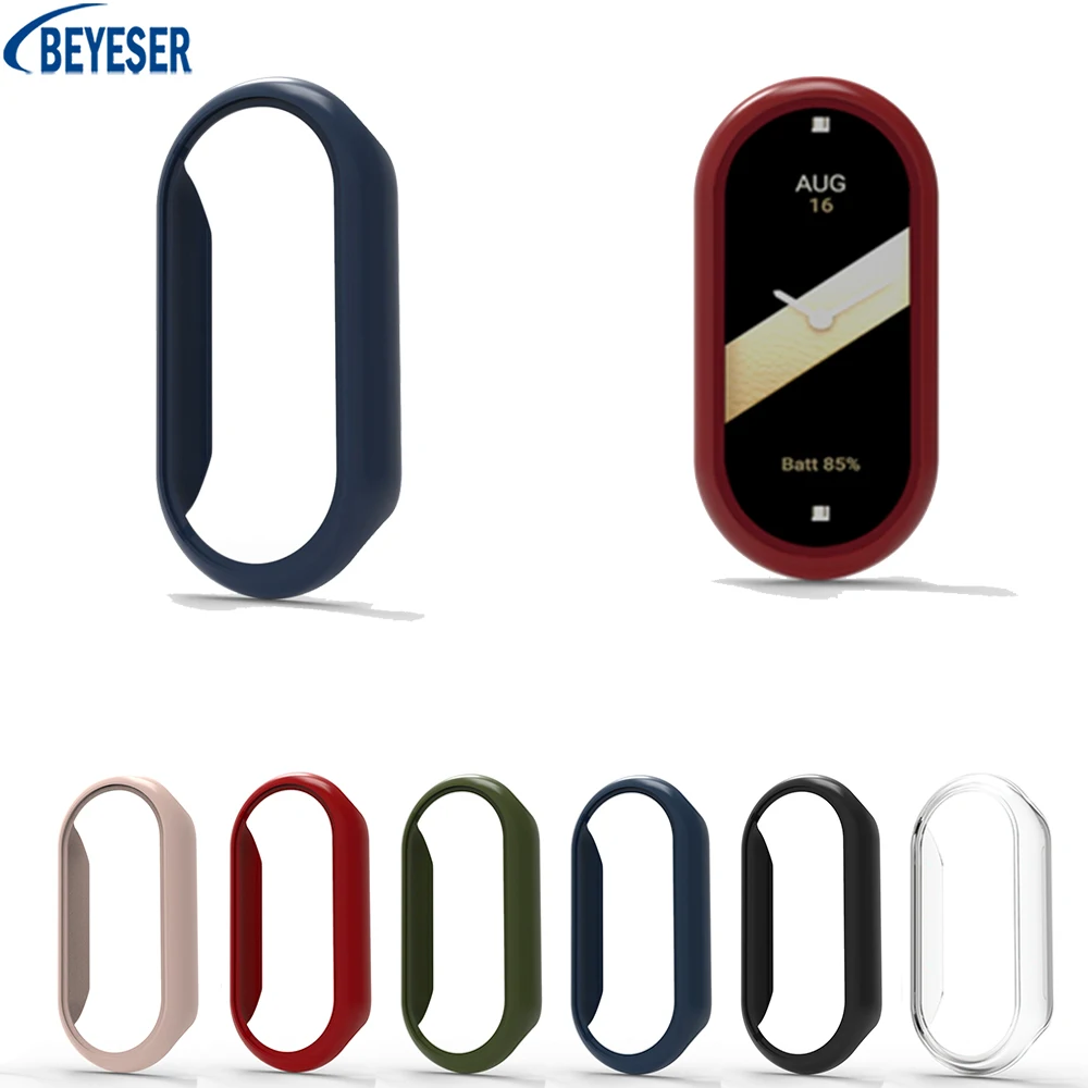 

Чехол для часов Xiaomi Band8, сменный защитный чехол в полоску для умных часов, противоударный, с защитой от царапин