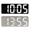 Exquisite Home Decor Clock Desk Alarm Clock Office Desk Clock Bedroom Clock White Large LED Display Energy Conservation 6