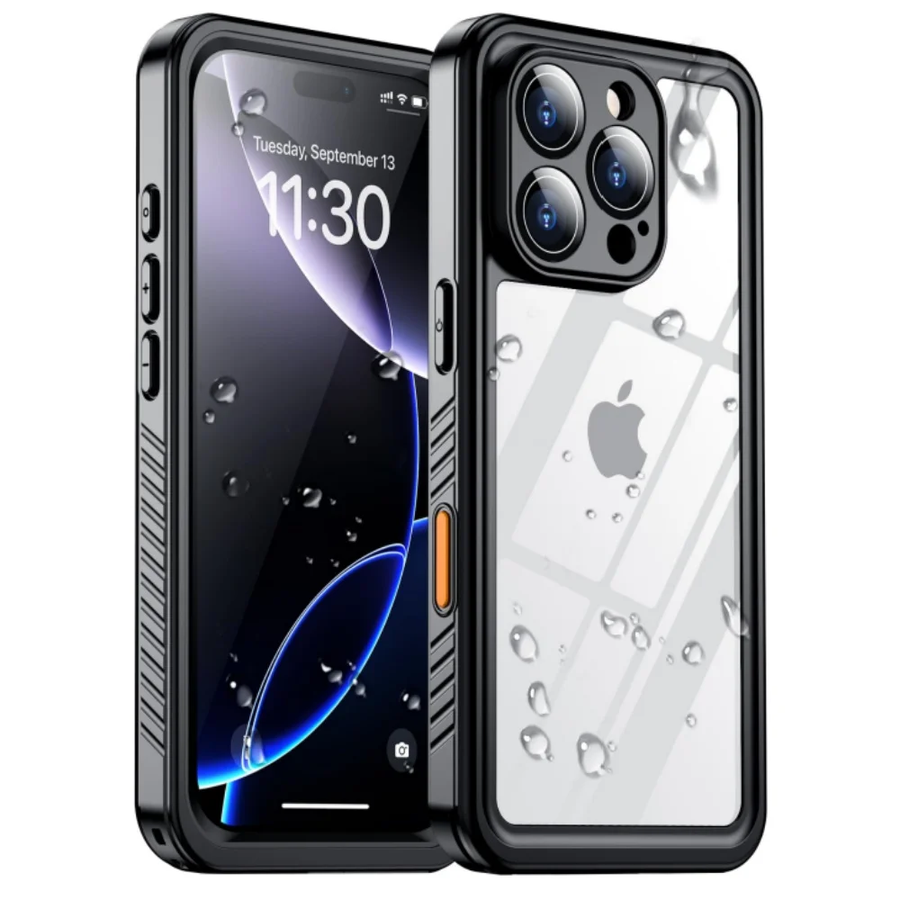 Ultimate IP68 Waterproof Shockproof Phone Case - Solid Color Protective Cover