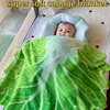 Baby Simulation Cabbage Wrapped Blanket Super Soft and Skin Friendly Flannel Nap Blanket Air Conditioning Cover Office Blanket 2