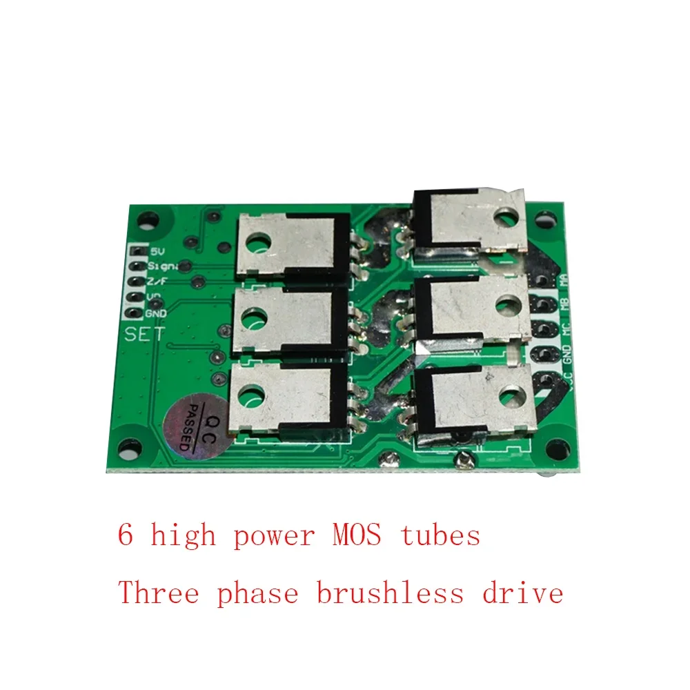 

DC 12-36V 500W DC Motor Speed Controller No Hall Brushless Drive 15A Forward and Reverse High Power PWM Brushless Controller