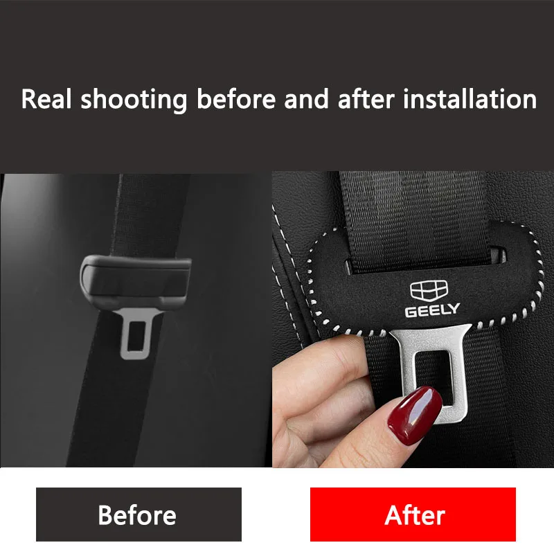 Kx11 GEELY Monjaro Manjaro Xingyue L Safety Belt Protective Sleeve Auto Interior Accessories for Vehicles Automobiles
