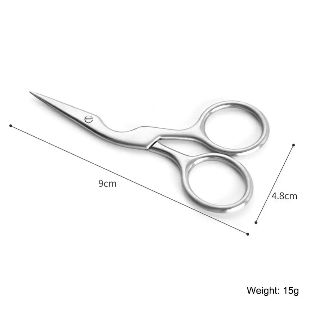 Manicure Scissor Durable Portable Versatile Eyebrow Grooming Tool Facial Hair Remover Beauty Tool Long-lasting Makeup Tool 3