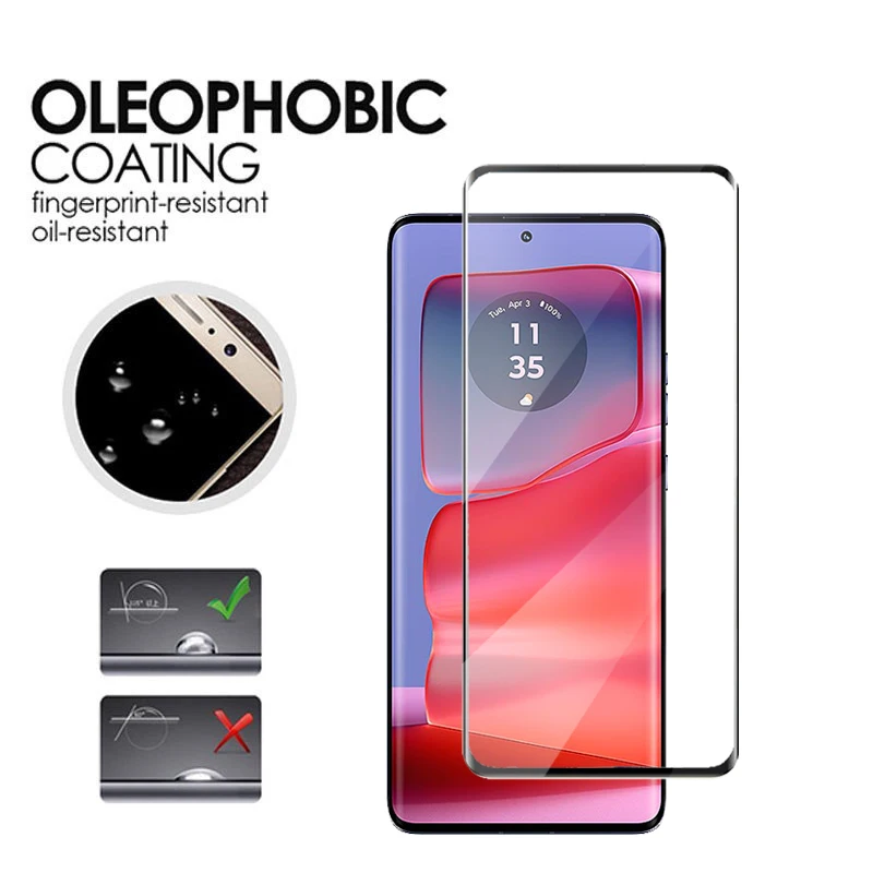 Premium Tempered Glass Screen Protector with 3D Curved Edge (2/4 Pack)