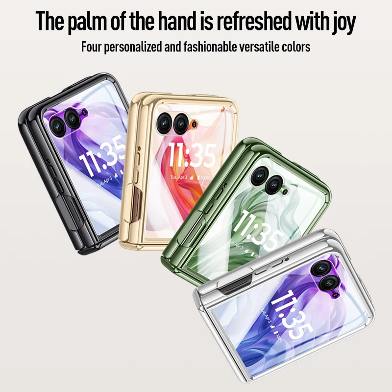 Ultra Plated 360° Protective Anti-Drop Phone Case with Tempered Front Film