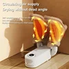 1pc Portable Shoe Dryer Warmer With Timer, Foldable Rack For Work Boots, Shoes, Gloves, Helmets, Ski Boots, And Sneakers 2