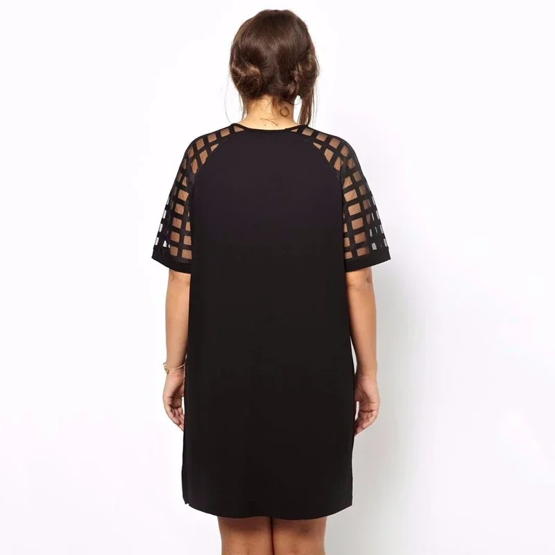 Рисунок 2 - Свободное летнее элегантное прямое платье размера плюс