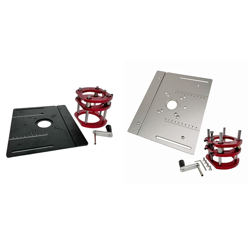 

Router Lift Kit Router Plate For 65Mm Motors Woodworking Router Table Workbench Trimmer Engraving Machine