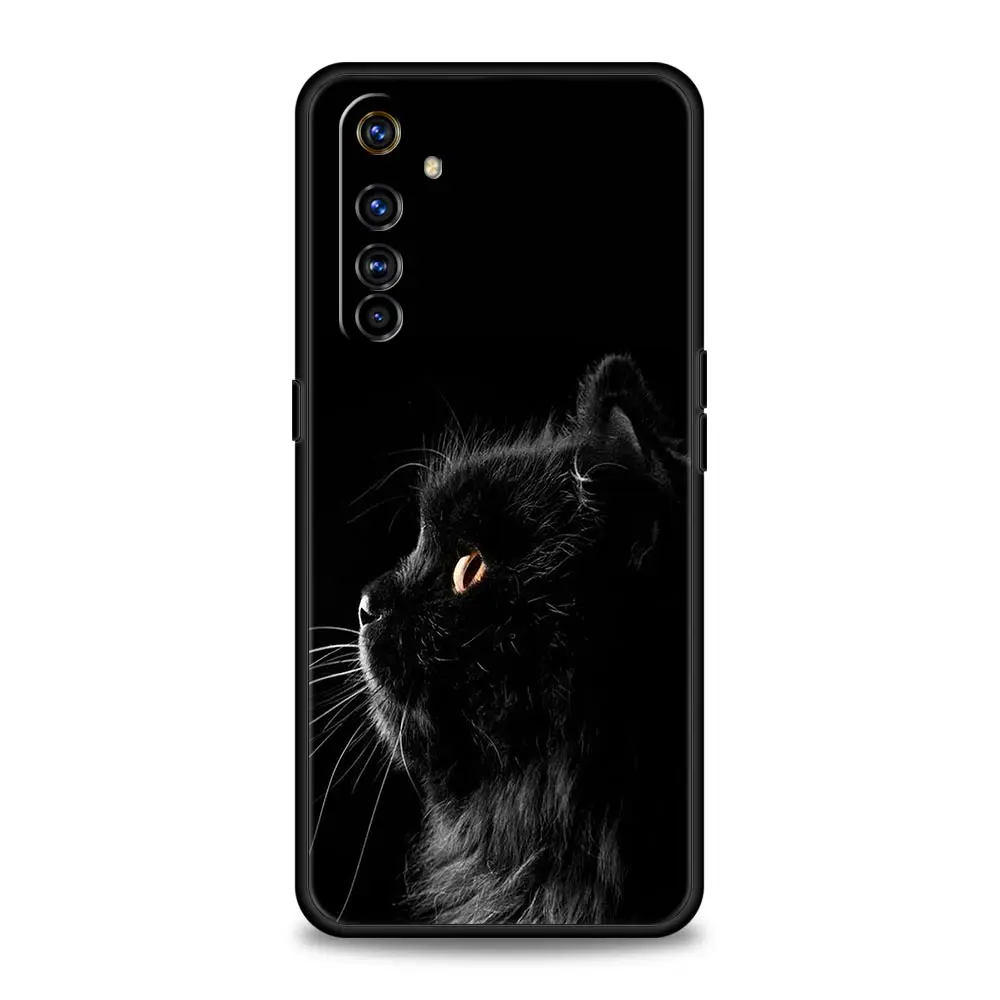 Black Cat Staring Eye Phone Case Cover - Sleek and Stylish Protection