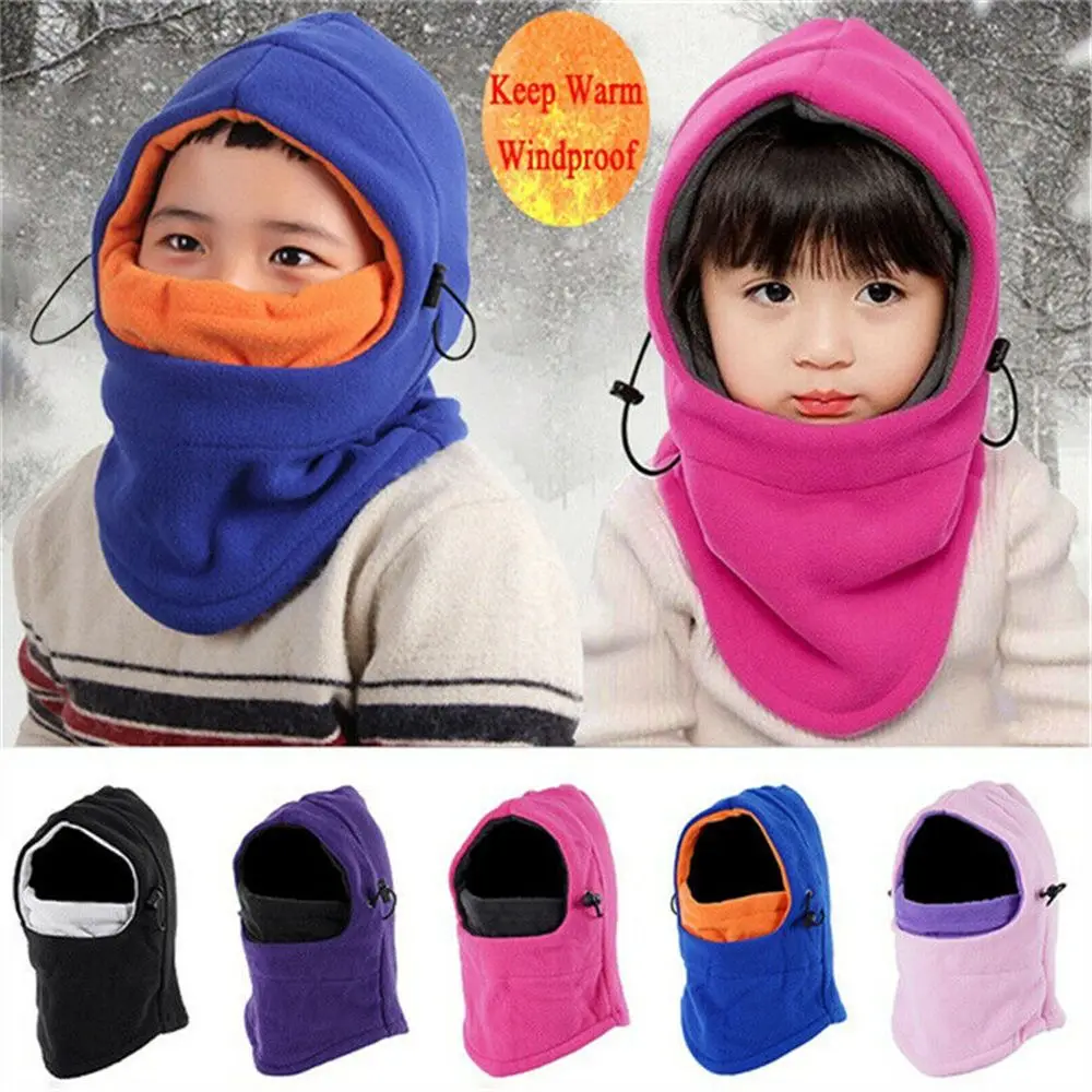 Cappello Termico Invernale 3 In 1 Per Bambini - Passamontagna In Pile Con Maschera Viso E Sciarpa, Antivento, Per Bambini 3-6 Anni - 3