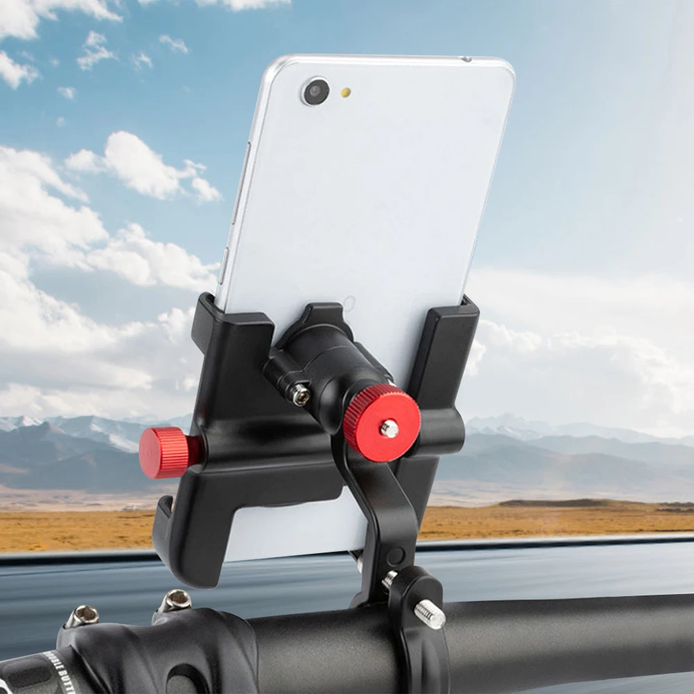 Aluminum 360° Rotatable Non-Slip Bike Phone Holder Stand