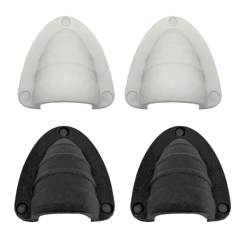 2PCS Boat Black White Clam Shell Nylon Wire Cable Vent Pass Through Cover Air Vent Ventilator 2pcs boat black white clam shell nylon wire cable vent pass through cover air vent ventilator