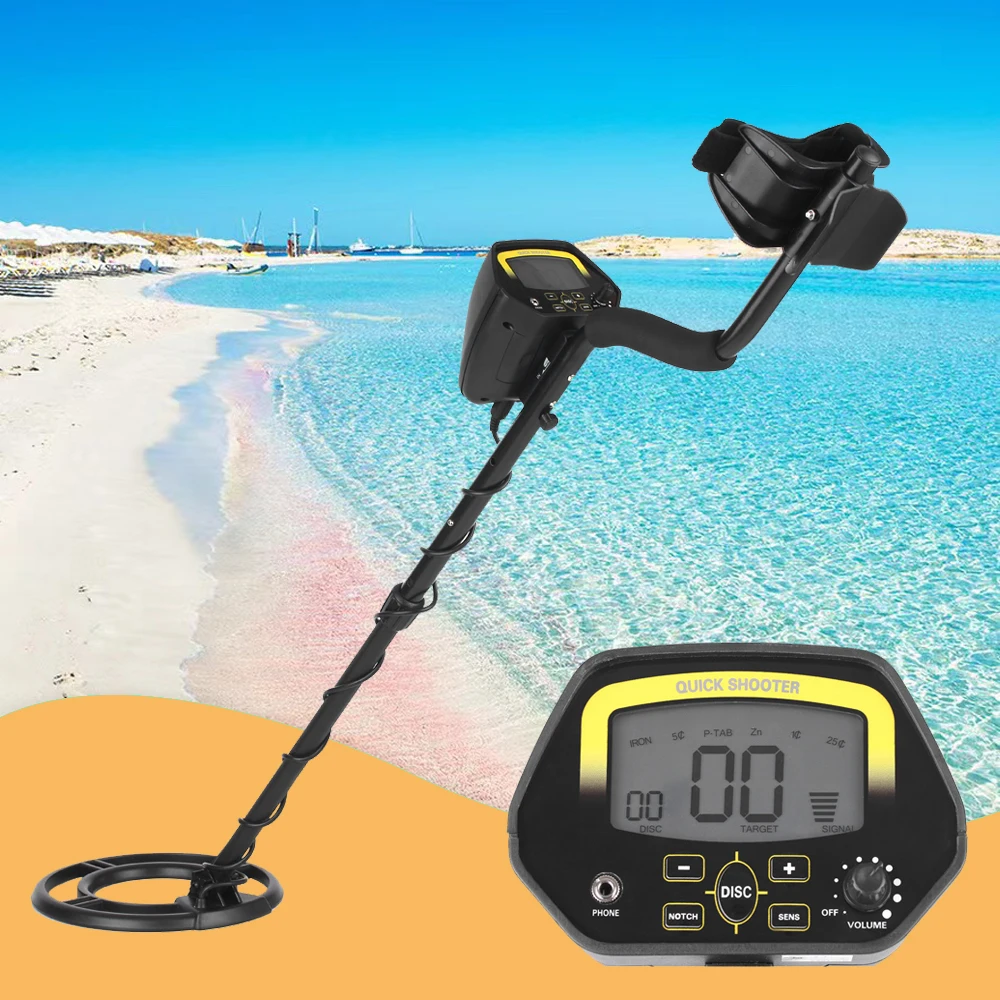 

MD3030 Underground Metal Detector Treasure Hunter LCD Display Adjustable Gold Finder Digger Under Shallow Water High Sensitivity