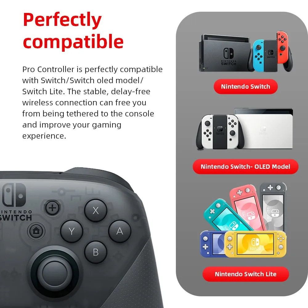 Nintendo Switch pro  Bluetoothコントローラー,スーパーメラリー,第6世代の究極のエディション,ジョイスティック,6軸,gyro,nfc - AliExpress