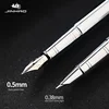 Jinhao 126 Fountain Pen Platinum Luxury Executive Pens 0.5mm/0.38mm Nib Ink Pens Writing Office Supplies Stationery PK 9019 5