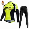 2024 STRAVA Cycling Clothes for Men Winter Cycling Man Set Bicycle Clothing Racing Bike Jerseys Cycle Jersey Road Bikes Bycicle 2